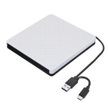 USB 3.0 Type C External Optical Drive DVD Burner Writer Recorder RW CD DVD ROM Player for MAC OS Windows XP 7 8 10