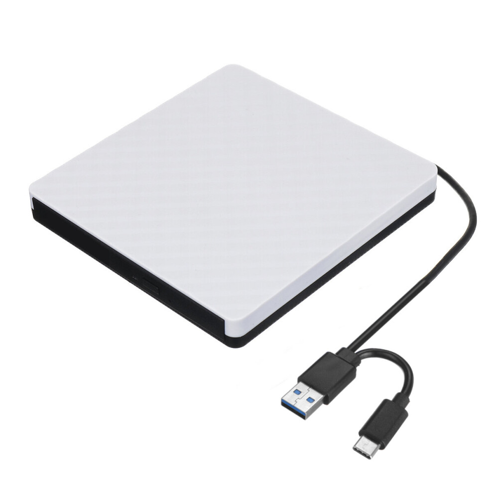 USB 3.0 Type C External Optical Drive DVD Burner Writer Recorder RW CD DVD ROM Player for MAC OS Windows XP 7 8 10