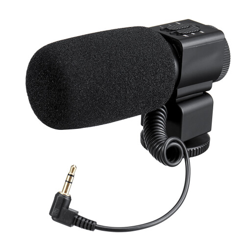 3.5mm External Stereo Microphone MIC for Canon DSLR Camera DV Camcorder 1