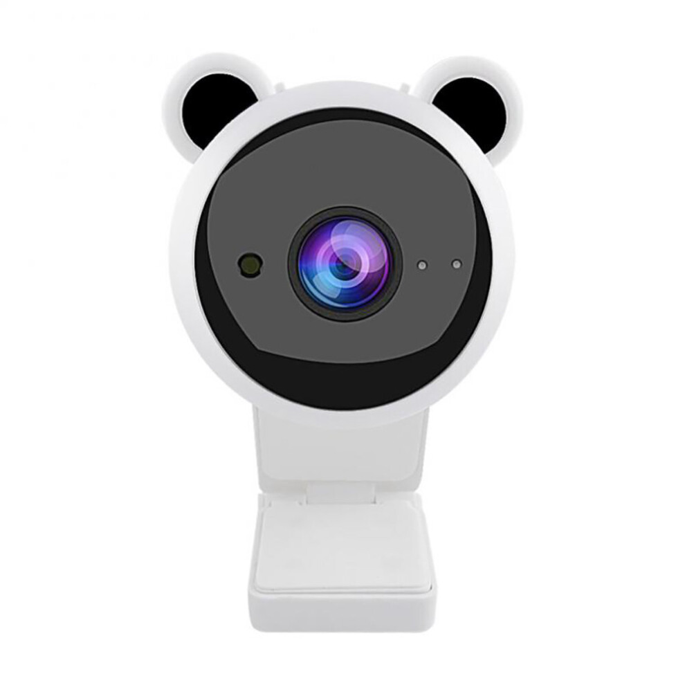 Rym M62 1080P Hd Cute Panda Webcam 30Fps Built In Microphone Plug And Play Web Camera For Pc Laptop Video Conference 6900085393162