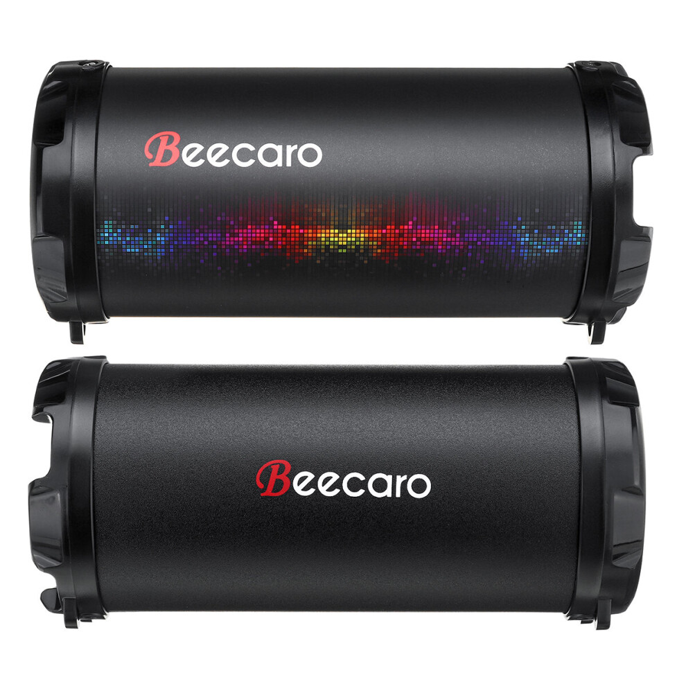Beecaro S41B Portable Outdoor bluetooth Stereo Bass Speaker with 1200mAh Battery Support FM Radio Mic