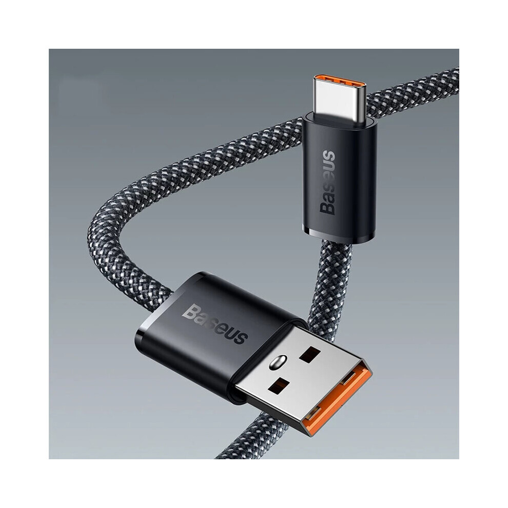 Baseus 100W 66W 40W Usb A To Usb C Cable Fast Charging Data 480Mbps Transmission Cord Line 1M Long For Huawei Honor 50 Pro P50 P50 6908956554926