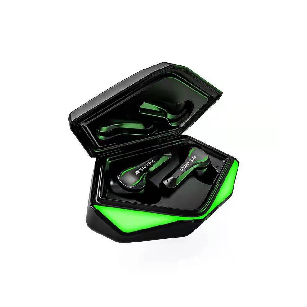 Sansui Tws Bluetooth Earphones With Led Low Latency Gaming Stereo True Wireless Earbuds Waterproof Light 6900081385048
