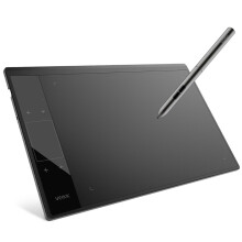 VEIKK A30 10x6 Inch Work Area Graphics Drawing Tablet with 8192 Levels Battery Free Pen 4 Touch Keys Gesture Touch for Mac Android PC