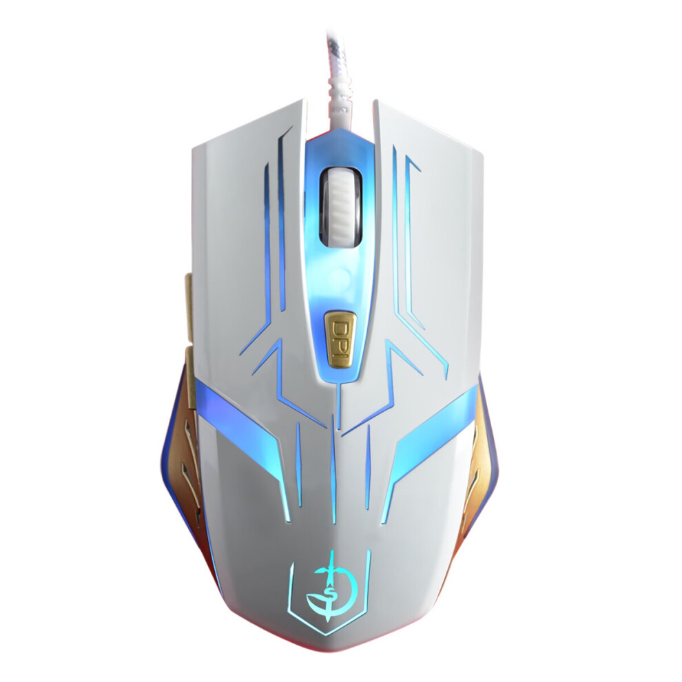 G300 Wired Gaming Mouse 800 2400Dpi 6 Buttons Colorful Breathing Backlight Home Office Optical Mouse For Computer Pc Laptop Gamer 6900078796888