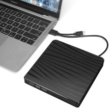 USB 3.0 External DVD CD Drive Type C Slim Portable External DVD_CD RW Burner Drive for Laptop Desktop