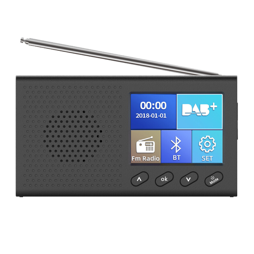 2.4 Inch Color Lcd Dab Radio Rechargeable Pocket Digital Fm Dab Mp3 Player Digital Tuner Broadcast 5905920863511