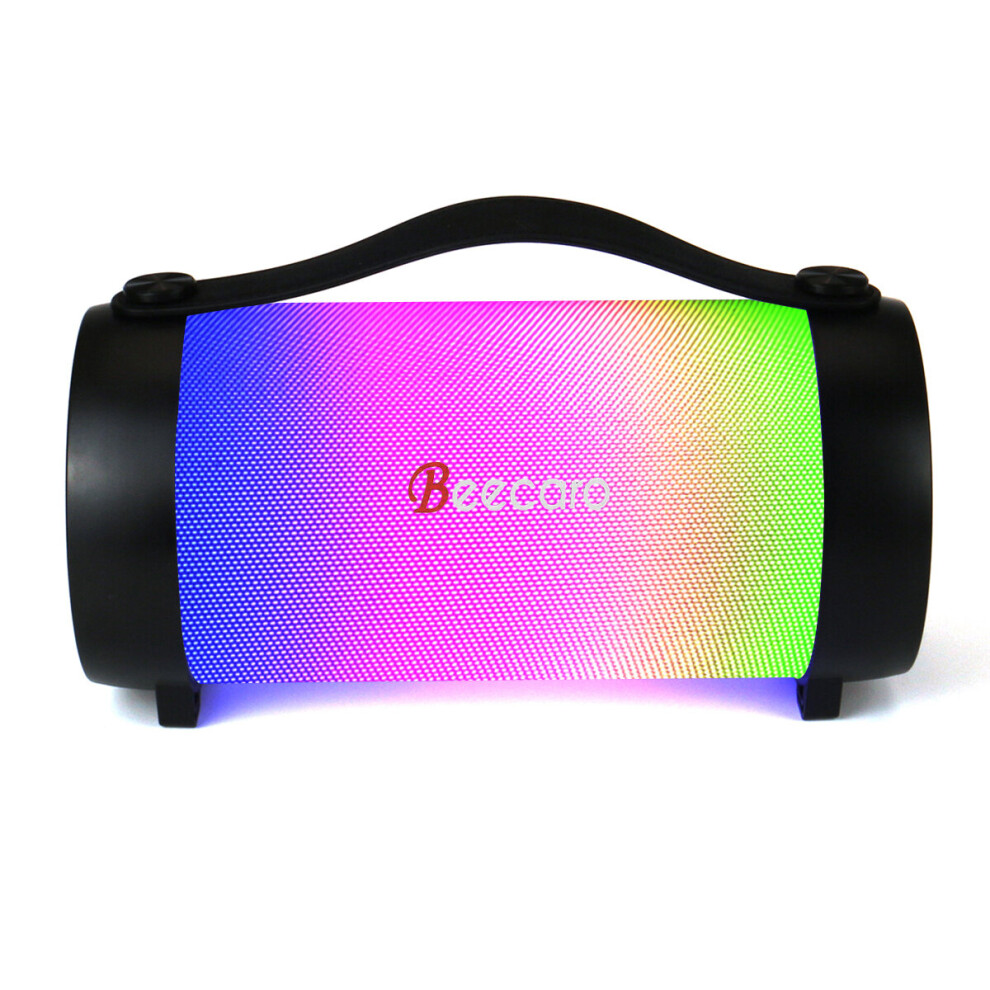 Portable Led Bluetooth 5.0 Wireless Speaker Super Bass Aux Tf Card Slot Fm Radio 718760483680
