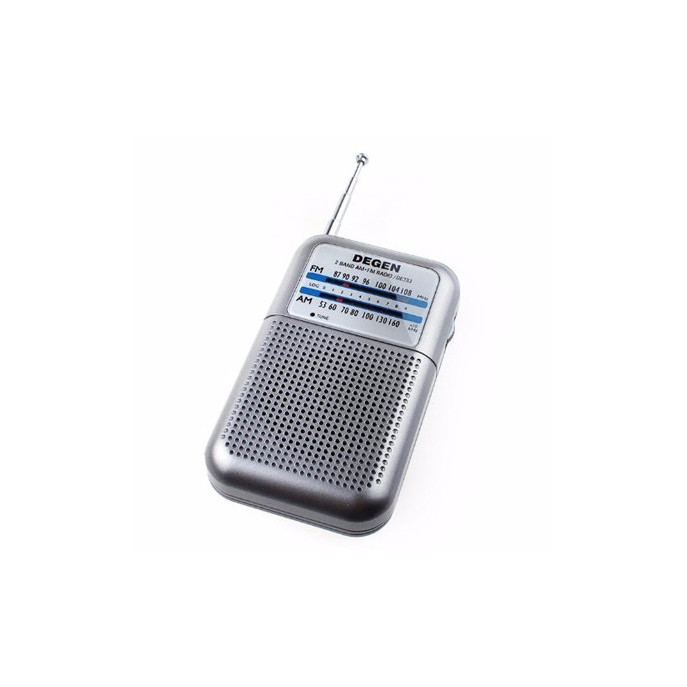 Degen De333 Portable Mini Handle Fm Am Radio Receiver Two Bands Pointer Radio 7445038623617