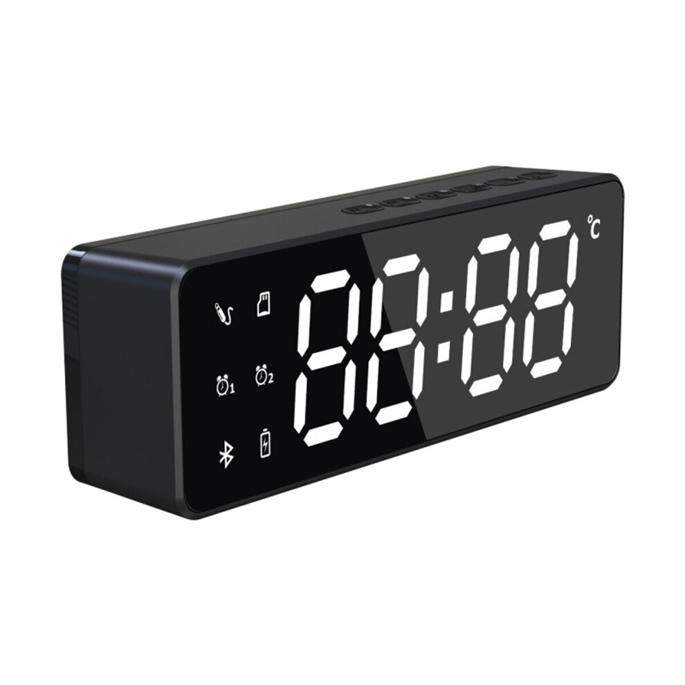 Mini Multi Electronic Digital Alarm Clock bluetooth Music Player FM Radio