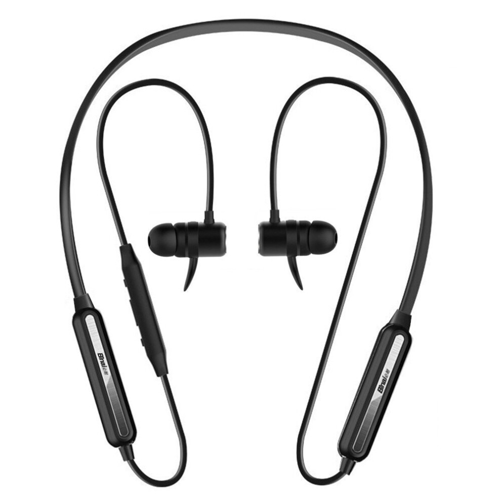 Binai B22 Magnetic Adsorption Ipx4 Waterproof Necklace Hifi Bass Csr4.2 Bluetooth Earphone With Mic 6908239716966