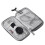 Waterproof Nylon Double Layer Data Cable Charging Treasure Storage Bag Cable Bag Case Organizer Earphone Bag 2