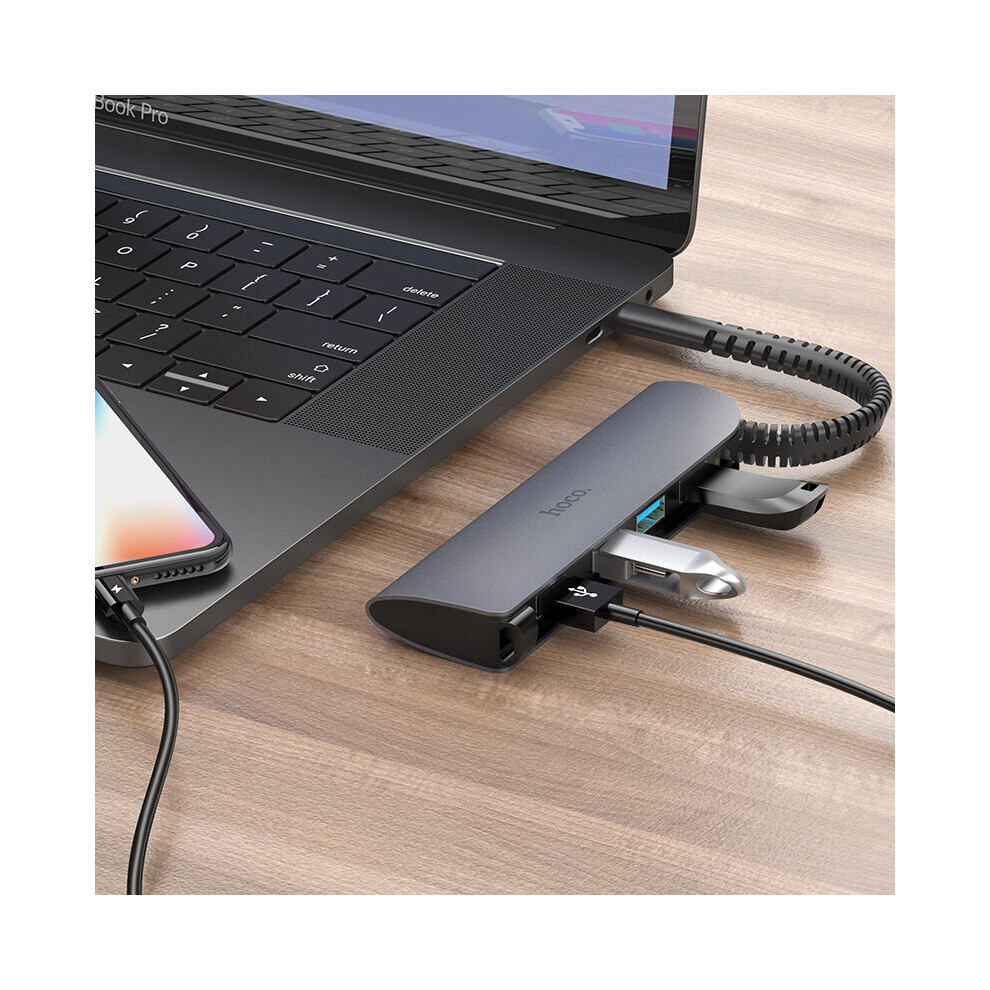 Hoco Hb12 Type C To Usb Adapter Converter Docking Station 6914215745516