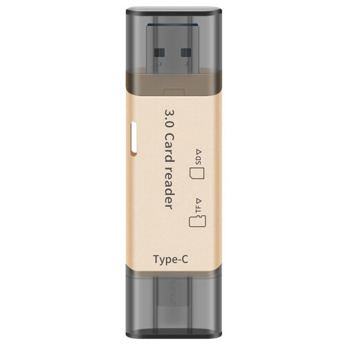 4 in 1 Type C SD   TF Card Reader Mini USB 3.0 OTG Memory Card Reader Mobile Phone Computer Card Reader YH D378 1
