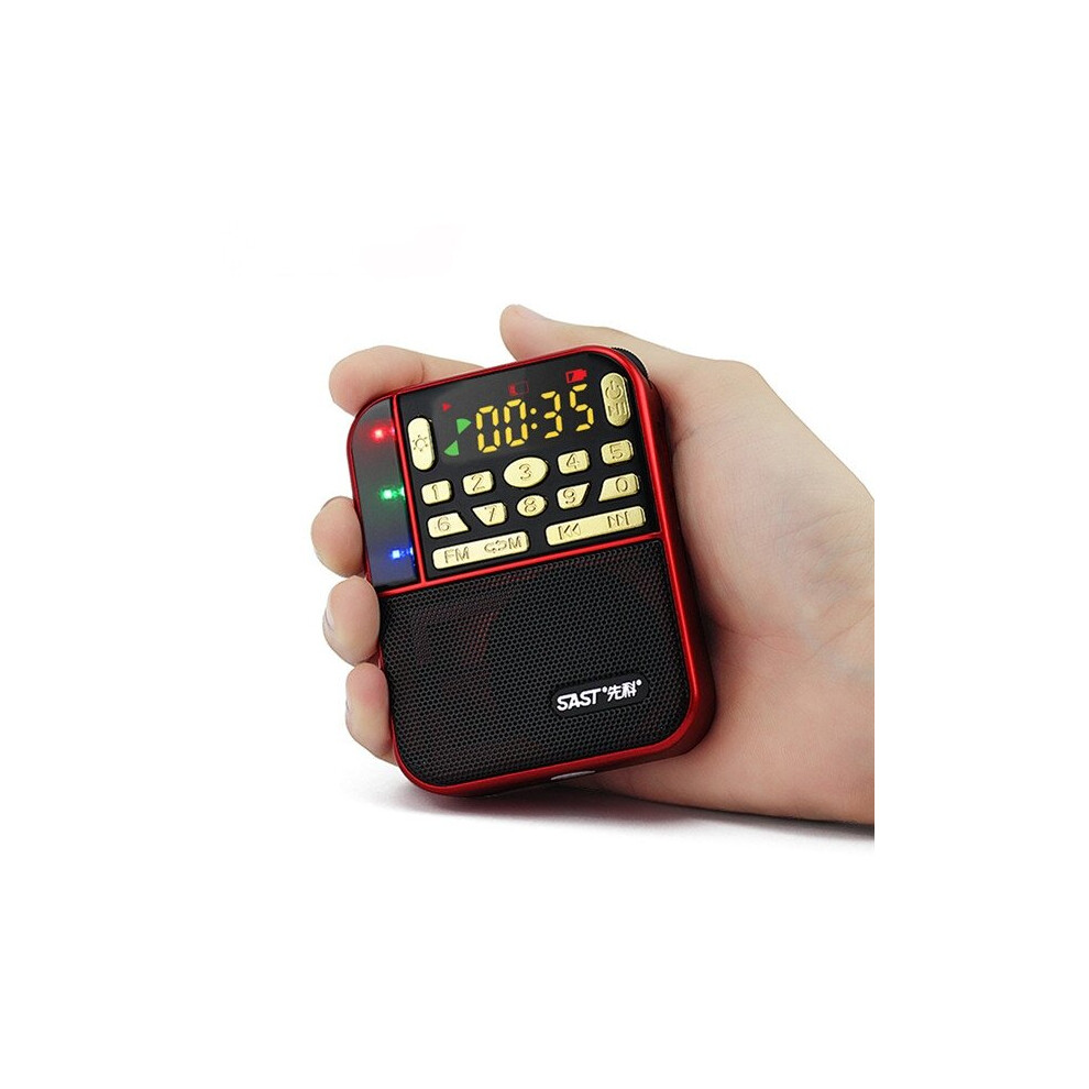 Sast N 500 Portable Mini Fm Pocket Stereo Radio With Tf Usb Disk Speaker Mp3 Music Player 7437039528558
