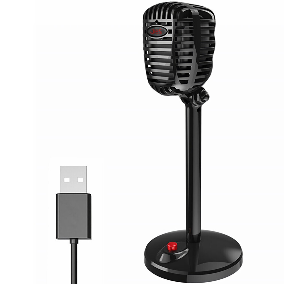 Hxsj F13 Computer Live Microphone 360 Sound Pickup Adjustable Angle Usb Interface Voice Video Chat Microphone For Conference Lecture Game Live Broad 6906141343768