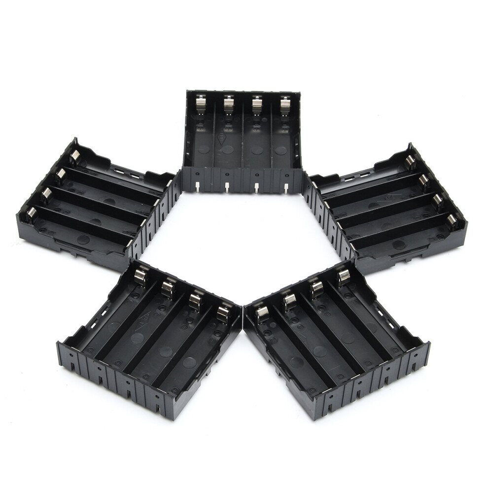 5Pcs High Strength Battery Plastic Case Holder For 4X3.7v 18650 Li Ion Batteries 190268251471