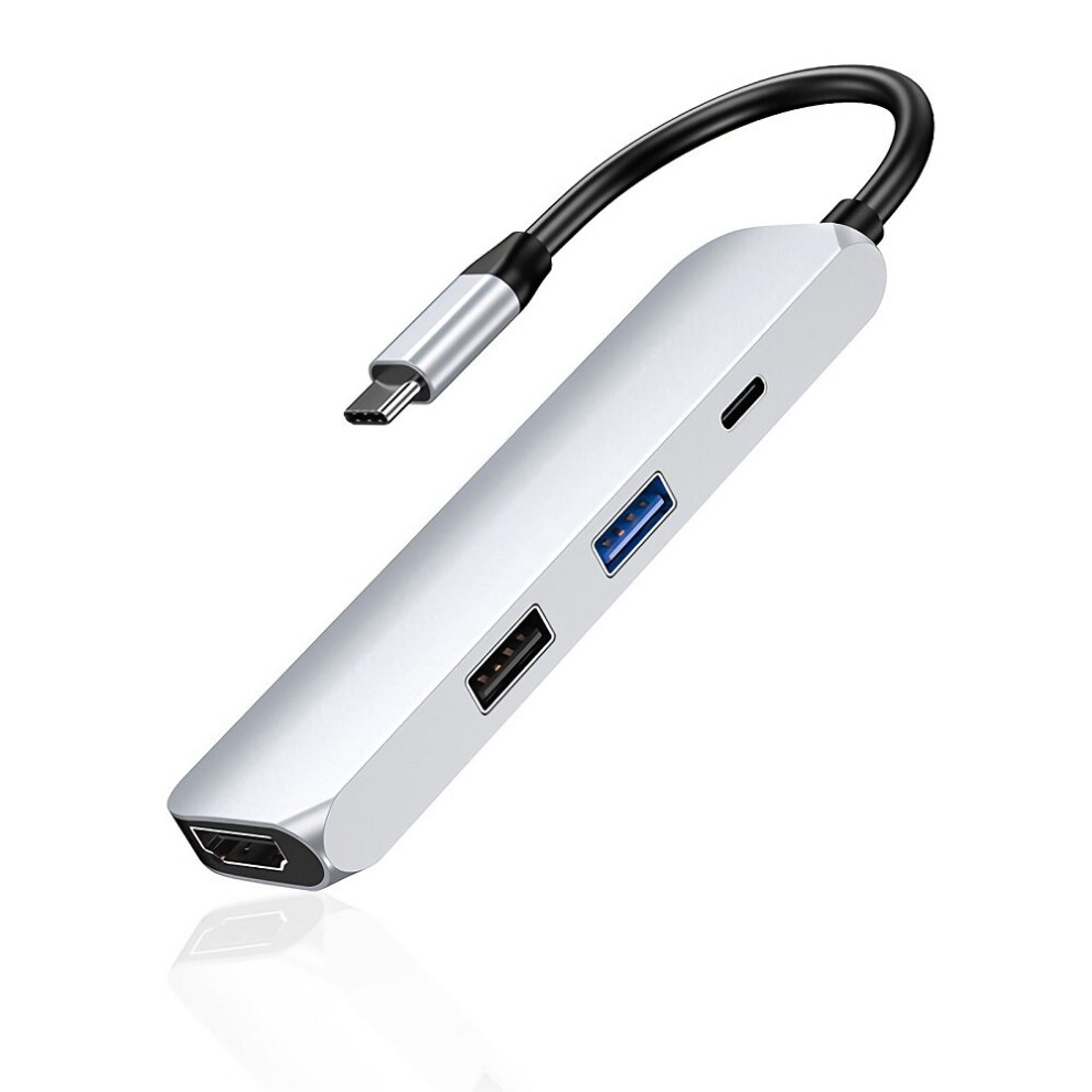 Hw Tc41 4 In 1 Usb Type C Data Hub Adapter With Usb 3.0 Usb 2.0 4K Hd Pd Charging For Tablet Laptop 6906140621676
