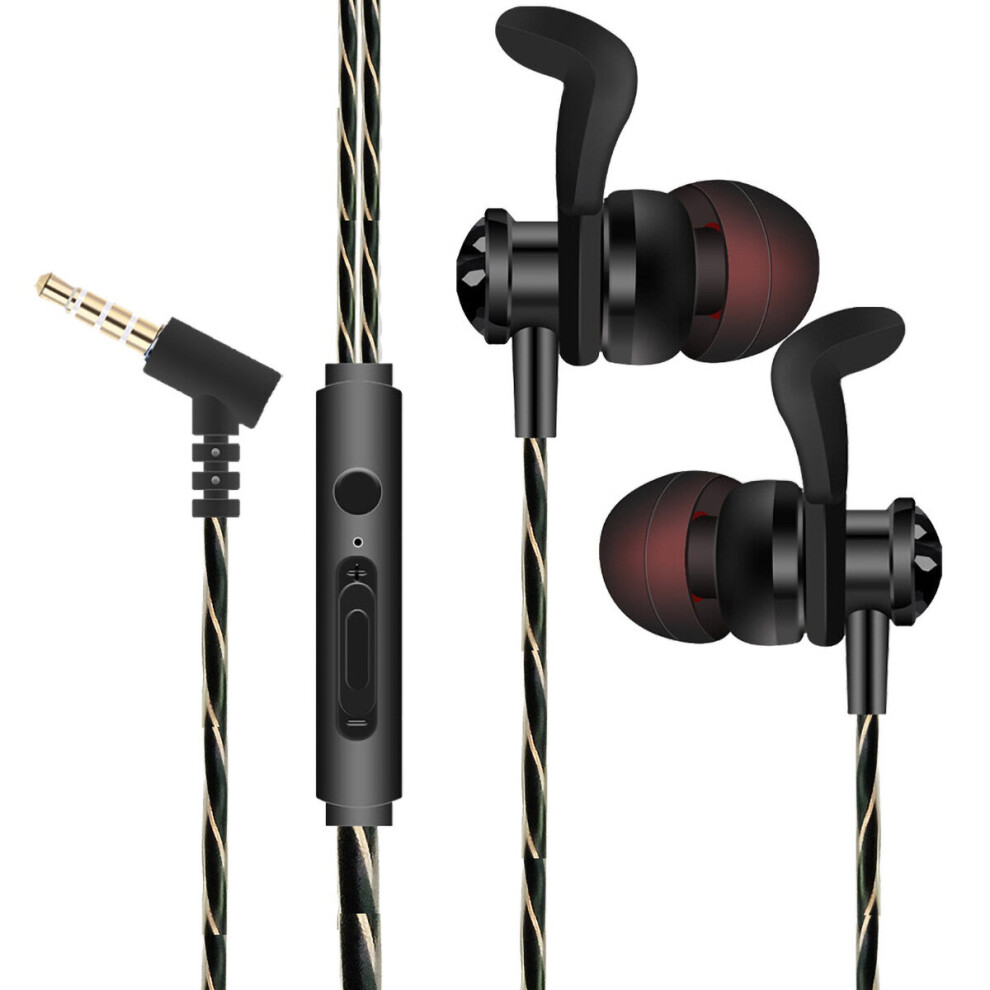 Acz X8 3.5Mm Wired Control Earphone In Ear Heavy Bass Earbuds With Mic For Iphone Xiaomi Huawei White/Pink/Silver 836179108557