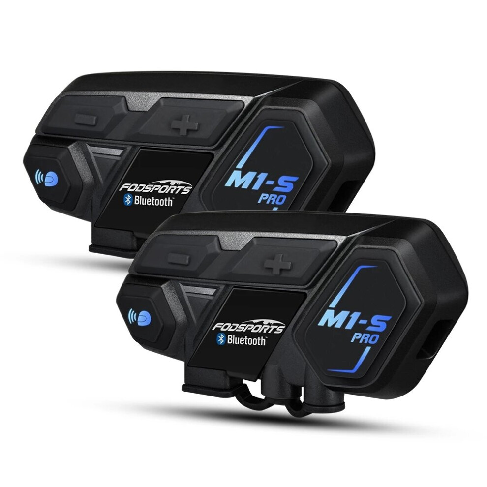 Fodsports M1 S Pro Motorcycle Helmet Intercom Bluetooth Helmet Headsets 8 Rider 2000M Group Interphone 6298356192690