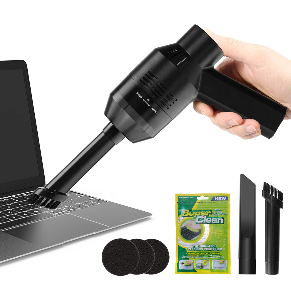 Meco Keyboard Vacuum Cleaner With Cleaning Gel Rechargeable Mini Cordless Desktop Cleaning Tool For Cleaning Dust Hairs Crumbs Scraps For Keyboard L 818259364176
