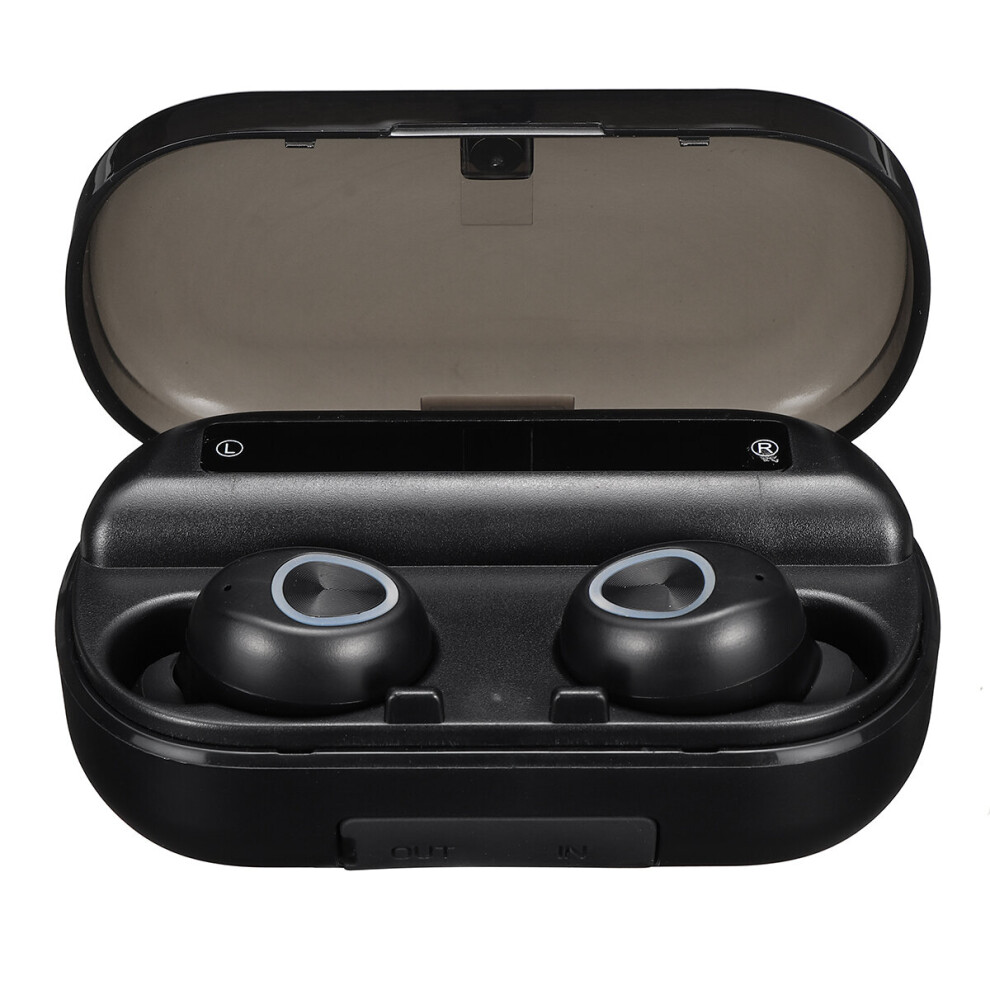 V10 Three Digital Display Tws Wireless Bluetooth 5.0 Earbuds Earphone Waterproof Bass Headset With Charging Box 825450271974