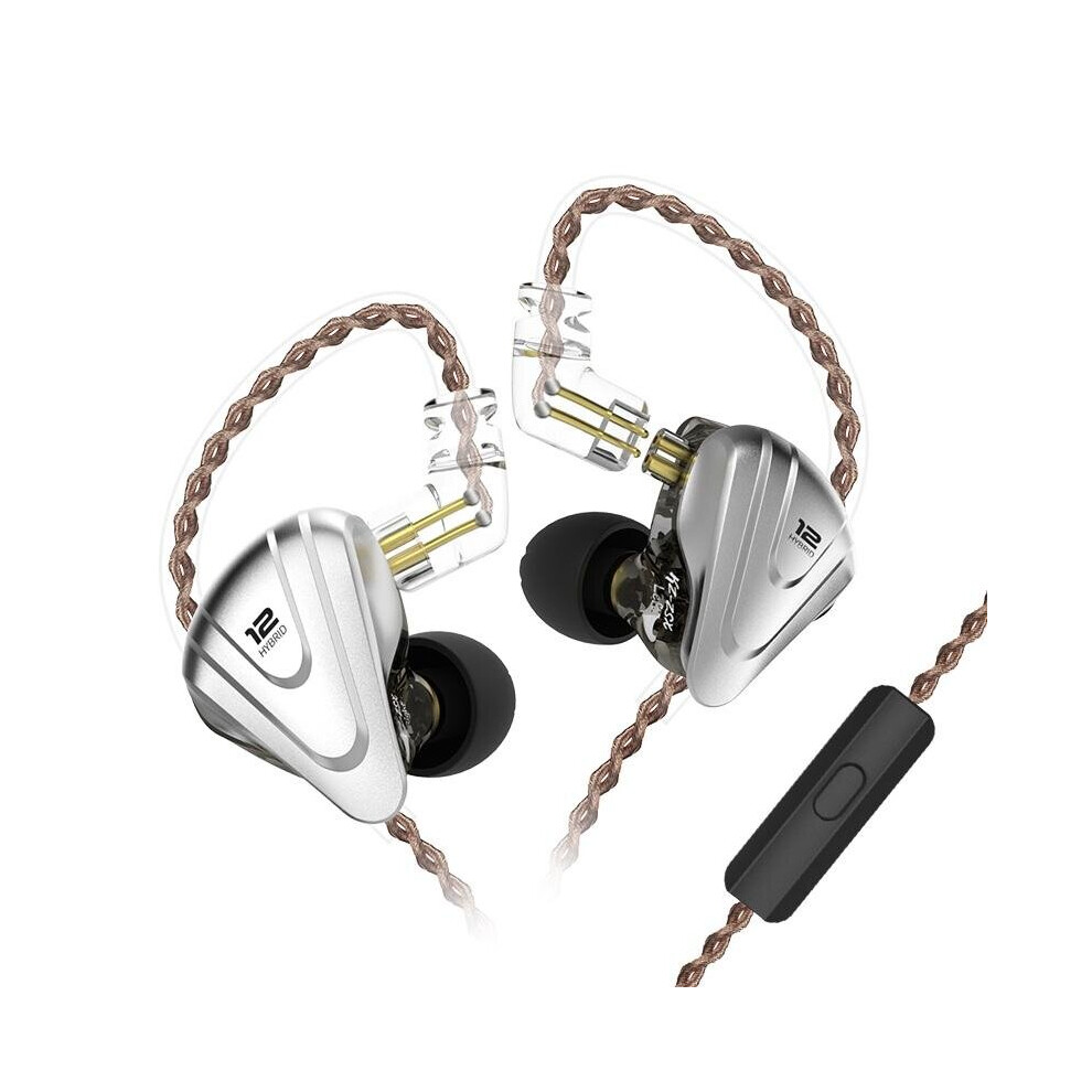 [12 Drivers] Kz Zsx 5Ba+1Dd Earphone Terminator Hifi Dj Monitor Super Bass 3.5Mm Wired Stereo Headphone Earbuds Black/Green/Purple 6900057331741