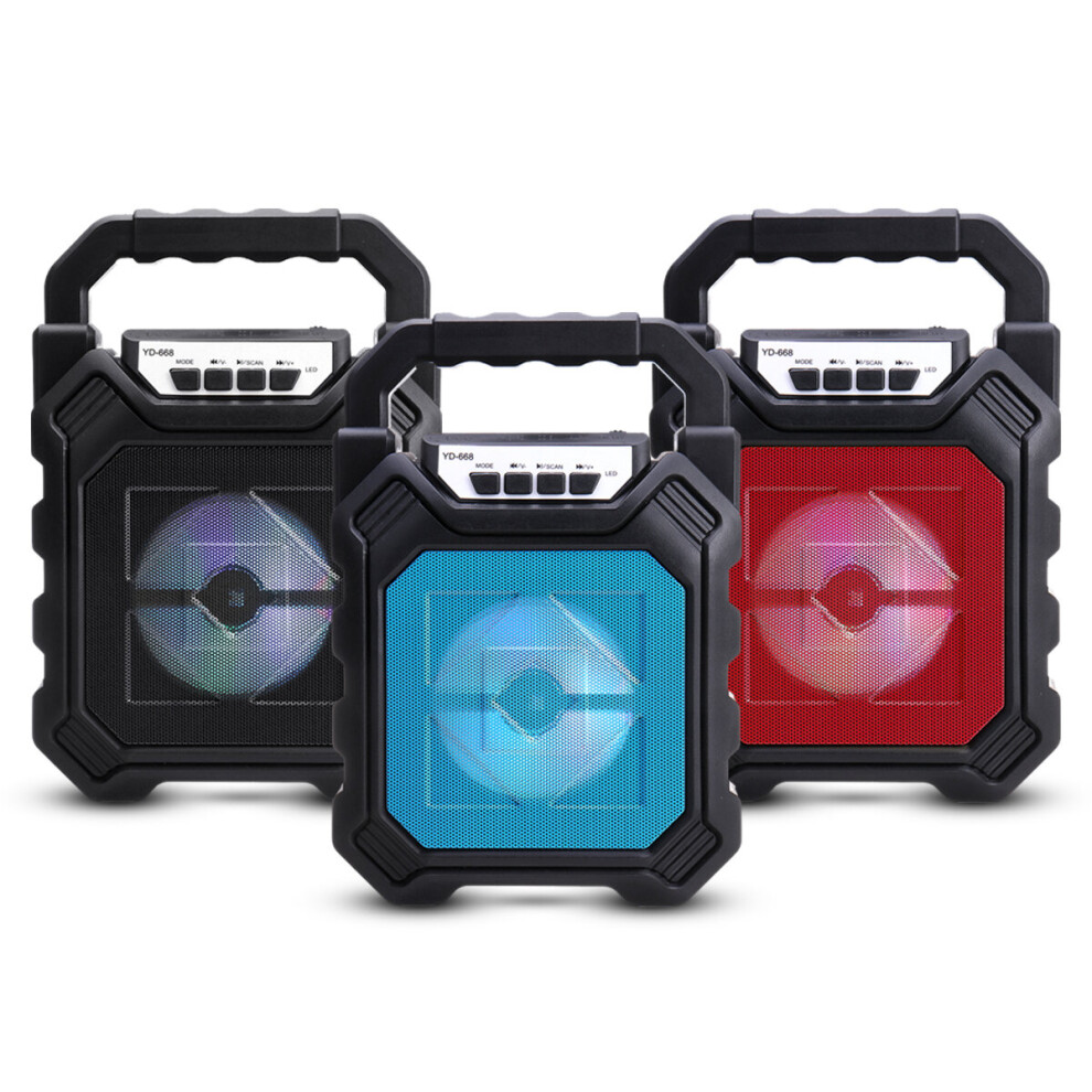 Portable 60Hz 15Khz 2400 Mah Rechargeable Bluetooth 4.2+Edr Speaker Fm Radio Mp3 High Power Subwoofer 710954608305