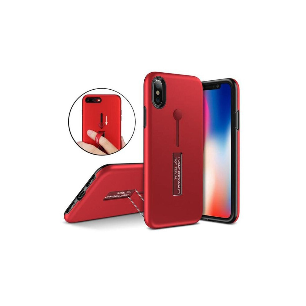 Bakeey Built In Adjustable Kickstand Strap Grip Case For Iphone X 851970007861