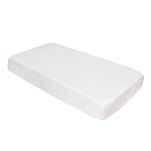Cross Cross Spacesaver Fitted Polycotton Cot Sheet