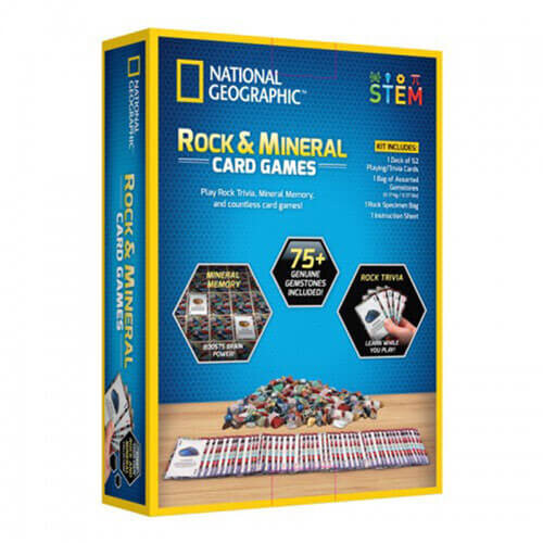 National Geographic Rock Mineral Card Games 2
