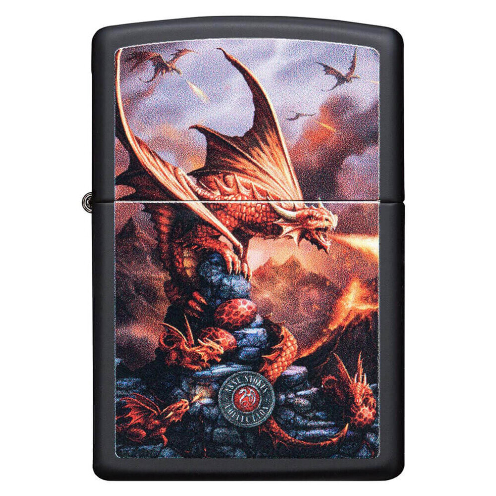 Zippo Matte Finish Anne Stokes Dragon Lighter