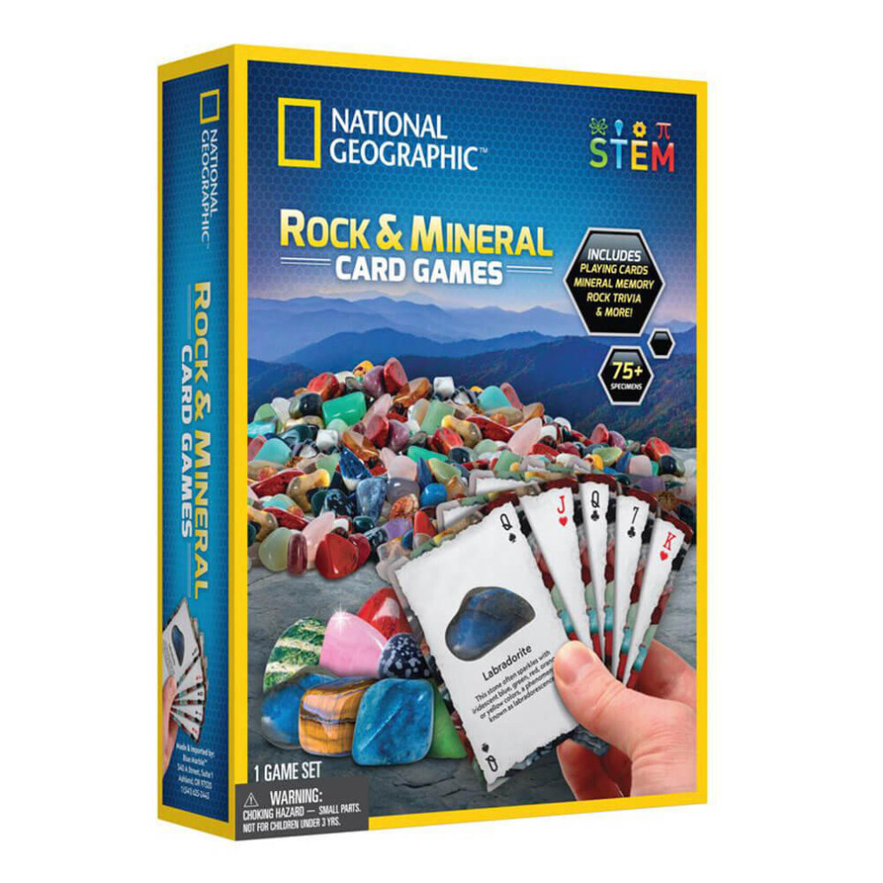 National Geographic Rock Mineral Card Games