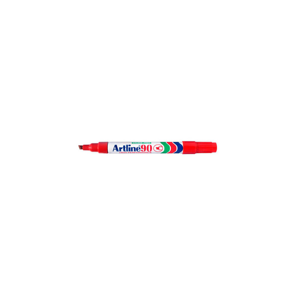 Artline Chisel Tip Permanent Marker 5Mm (Pack Of 12) Size 12