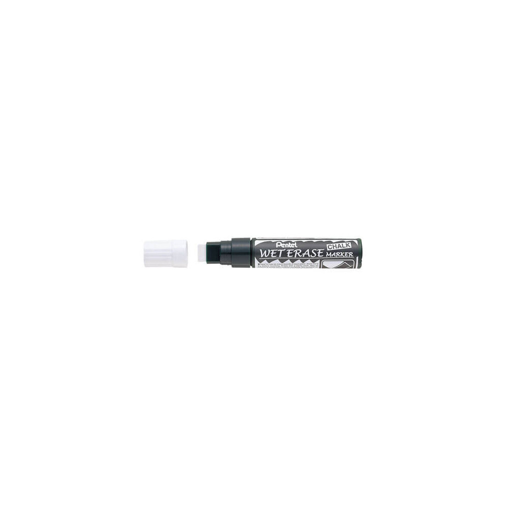 Pentel 10-15mm Chisel Tip Wet Erase Chalk Marker 12pk