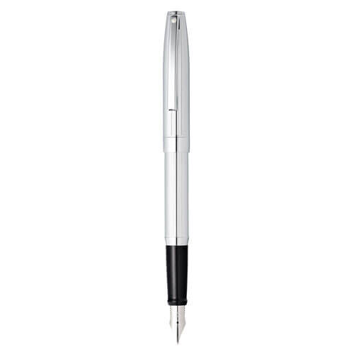 Cross Cross Sagaris Chrome Finish Engraved Fountain Pen