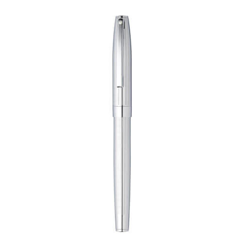 Cross Cross Sagaris Chrome Finish Engraved Fountain Pen 1