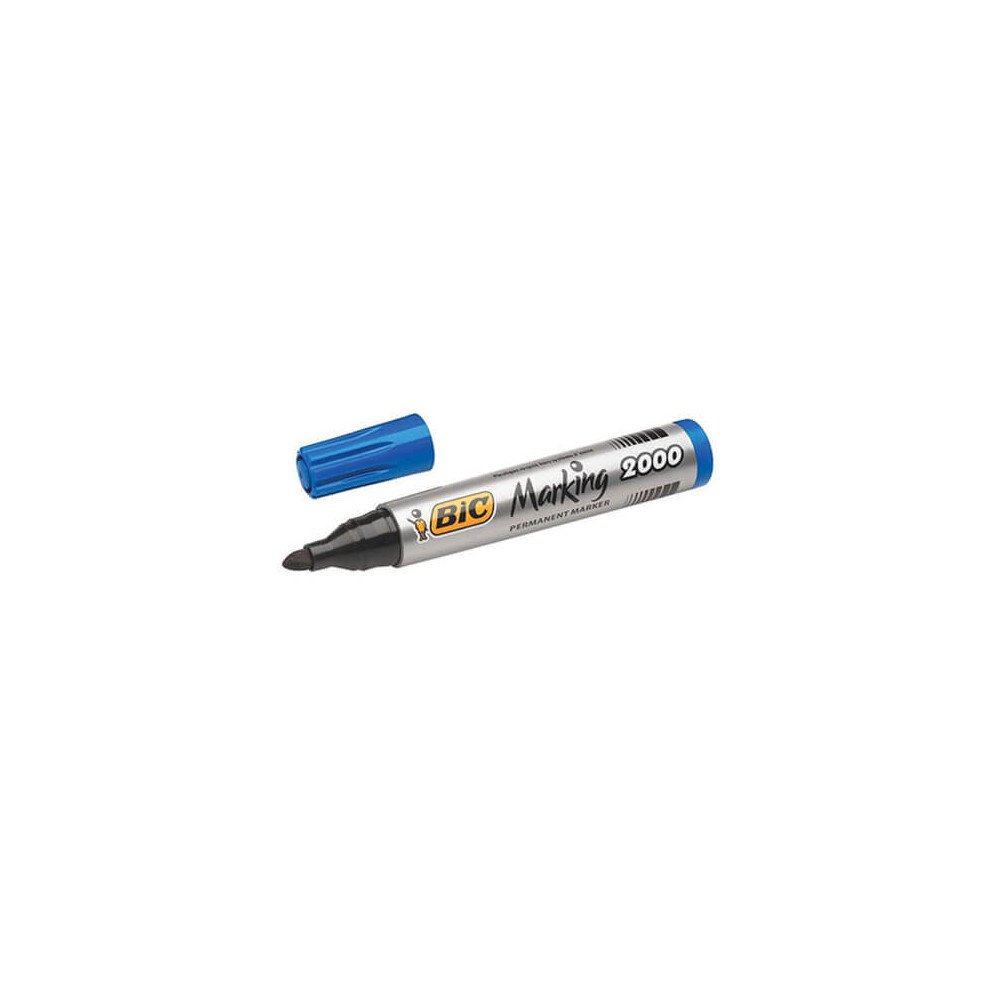 Bic Bullet Tip Permanent Marker 12Pcs (1.7Mm)