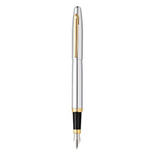 Cross Sheaffer VFM Chrome Fountain Pen with Gold Tone