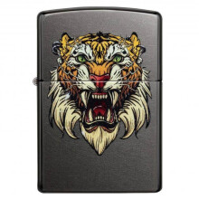 Zippo Tiger Gray Lighter