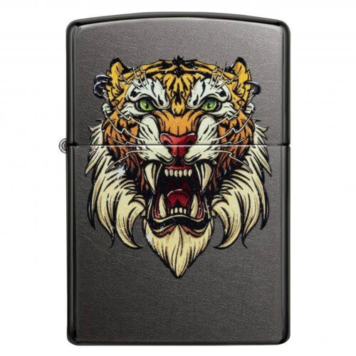Zippo Zippo Tiger Gray Lighter