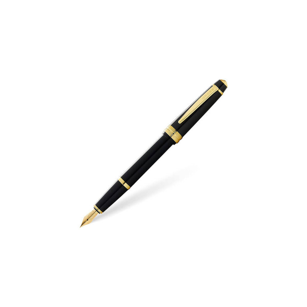 Cross Bailey Gloss Fountain Pen ( & Gold) Light/Black/Gold