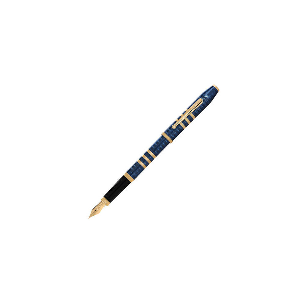 Cross 175Th Century Ii +23Ct Fountain Pen ( Lacquer) Blue