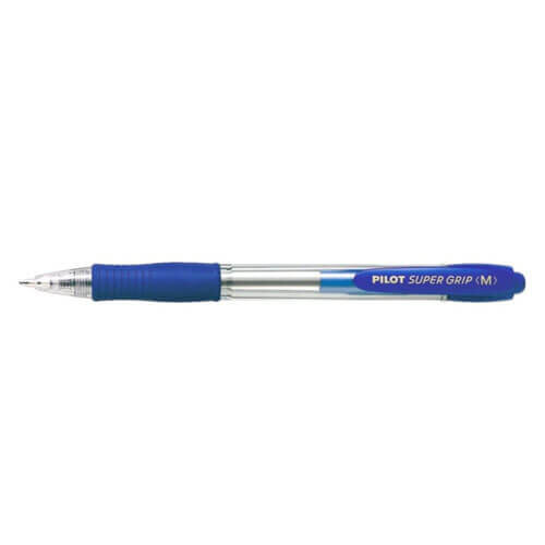 Pilot Pilot BPGP Super Grip Retractable Medium Pen 12pcs