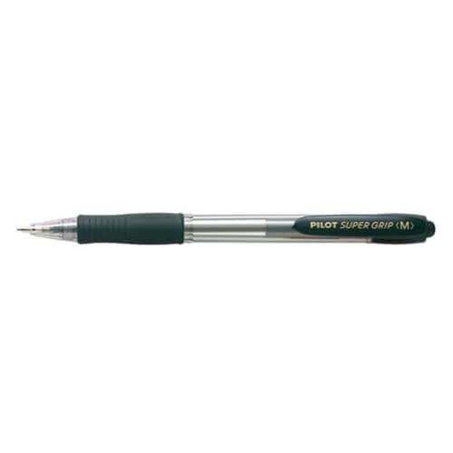 Pilot Pilot BPGP Super Grip Retractable Medium Pen 12pcs