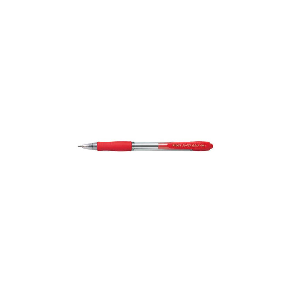 Pilot Bpgp Super Grip Retractable Medium Pen 12Pcs