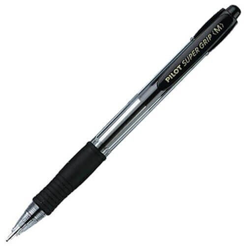 Pilot Pilot BPGP Super Grip Retractable Medium Pen 12pcs 2