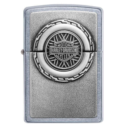 Zippo Zippo Harley Davidson Street Chrome Lighter (Surprse Emblem)