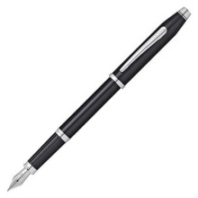 Cross Cross Century II Black Lacquer & Chrome Fountain Pen