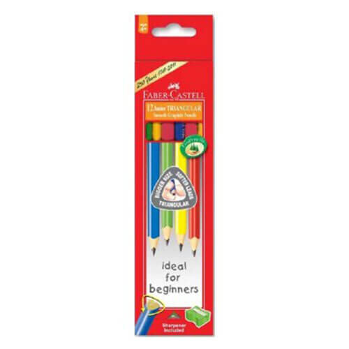 Faber-Castell Faber-Castell Triangular Junior Grip Lead Pencil 12pcs (HB)